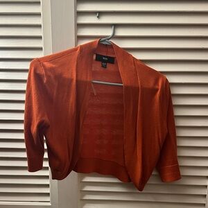 Talbots Vibrant Orange Women's Shrug